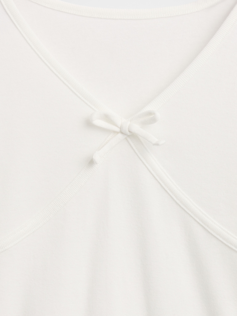 Kids Cross Front Bow T-Shirt