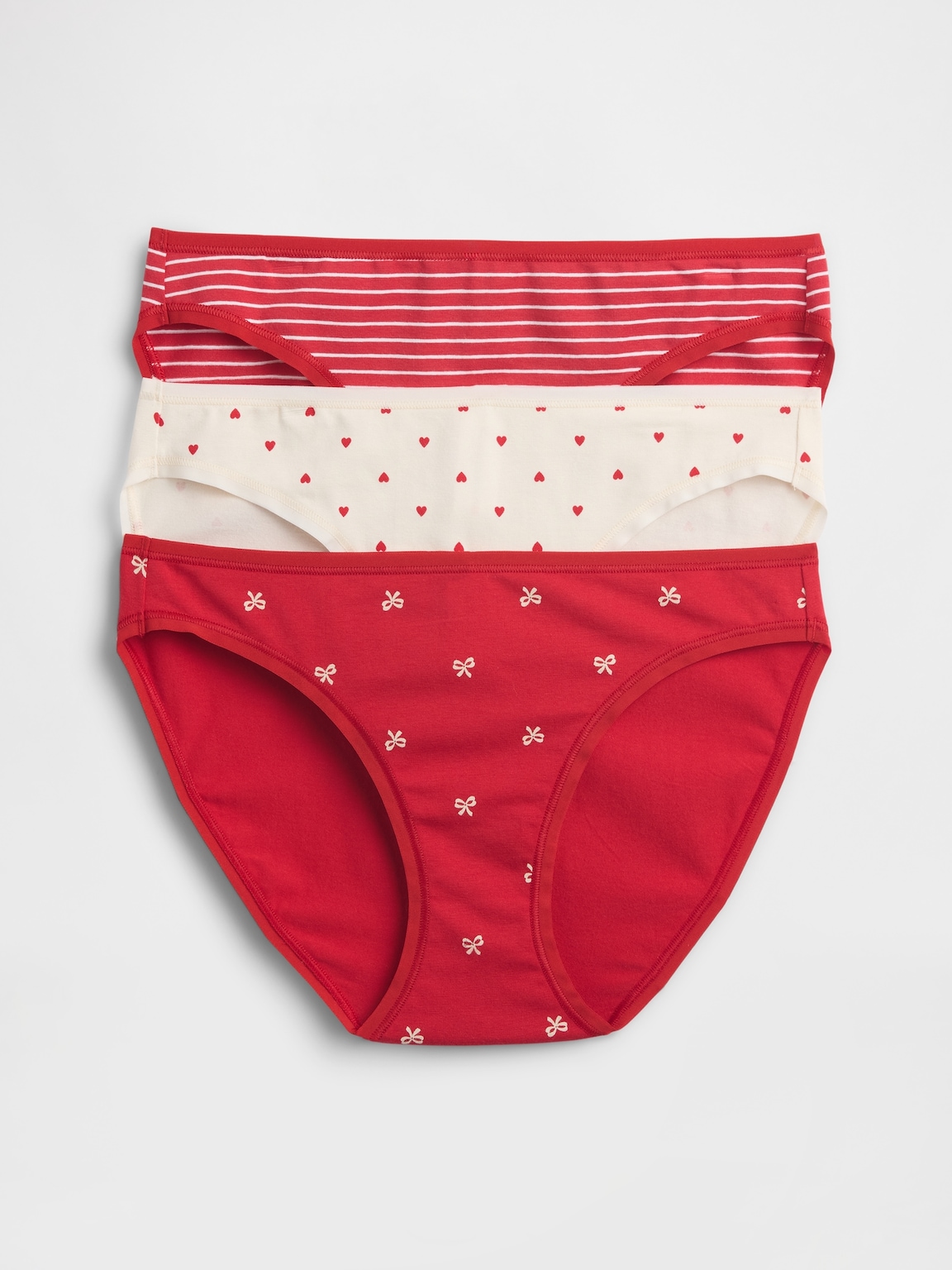 Organic Stretch Cotton Bikini (3-Pack)