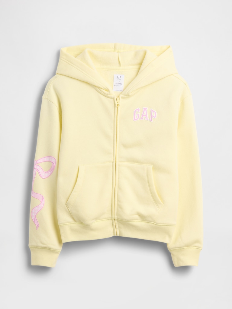 Kids Relaxed Gap Logo Zip Hoodie