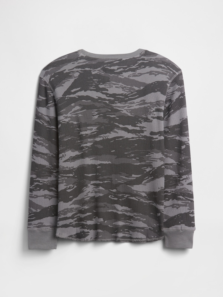 Kids Waffle-Knit T-Shirt