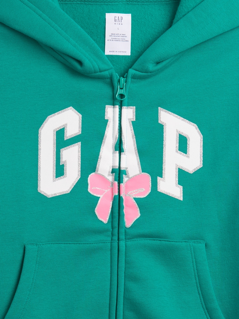 Kids Relaxed Gap Logo Zip Hoodie
