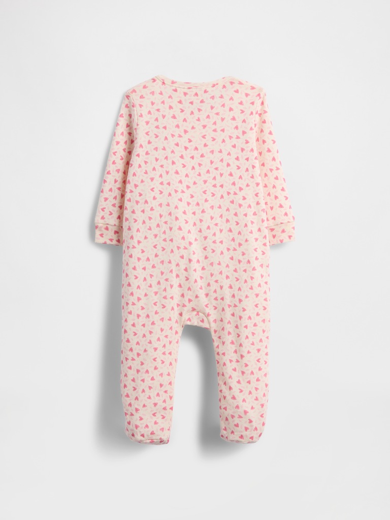 Baby Print Two-Way Zip One-Piece