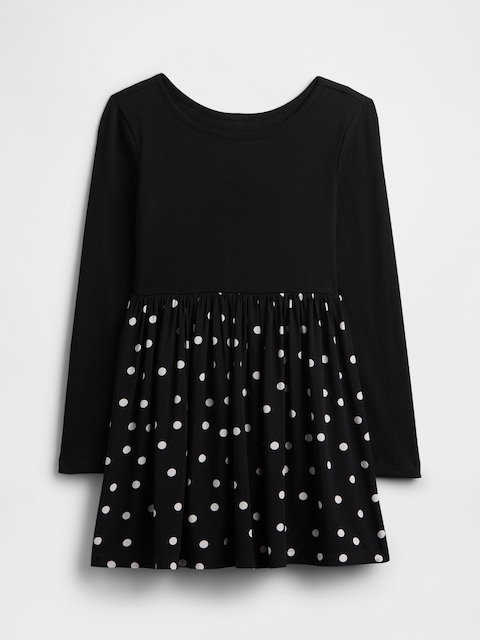 Robe à Pois Gap Kids - Taille XS (4) - Blanche Et Rose, Sans Manches, 100% Coton