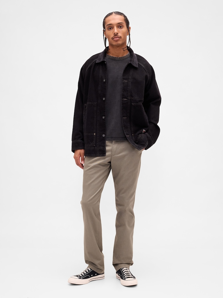 Modern Straight Khakis