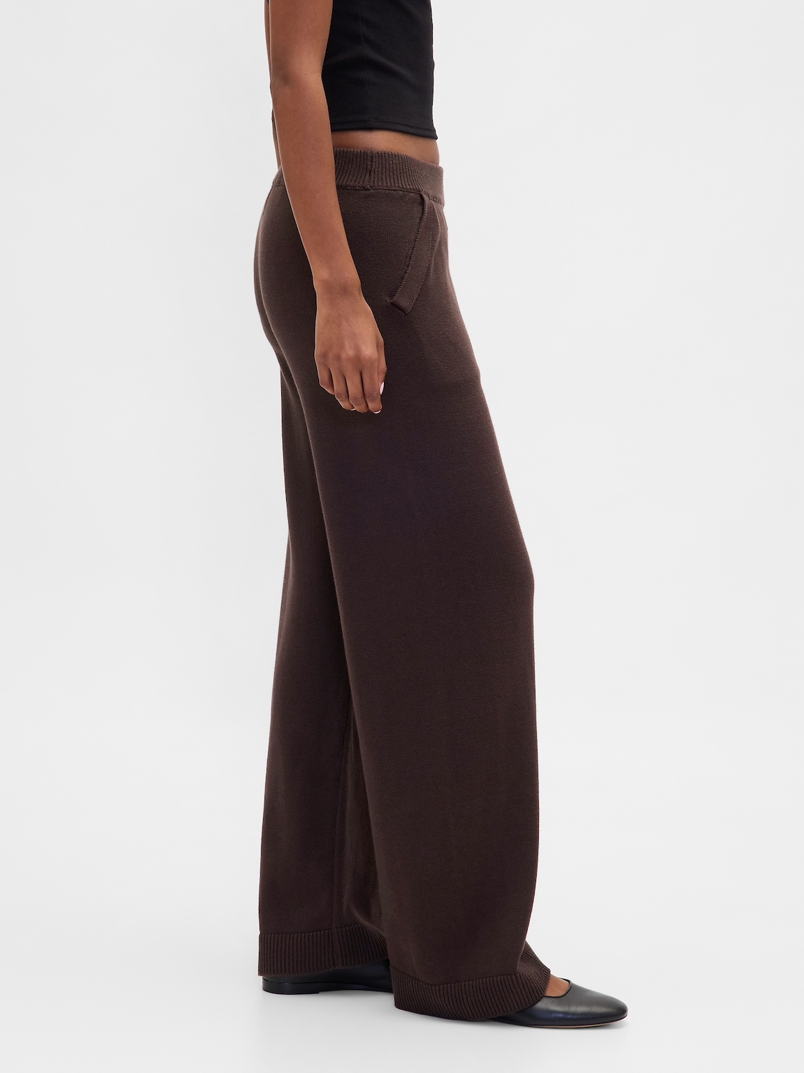 100% Cotton Relaxed Sweater Pants