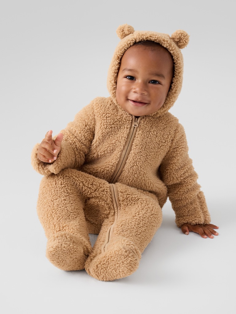 Baby Teddy Sherpa One-Piece