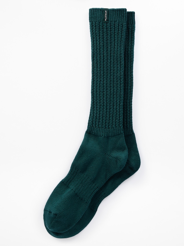Cloud Cable Knit Scrunch Sock