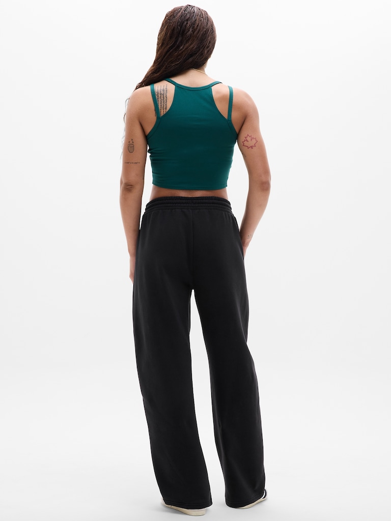 Forever Fleece Mid Rise Barrel Pant