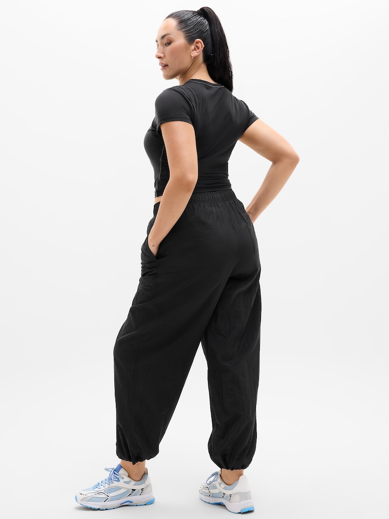 Lunar Sheen Utility Mid Rise Pant