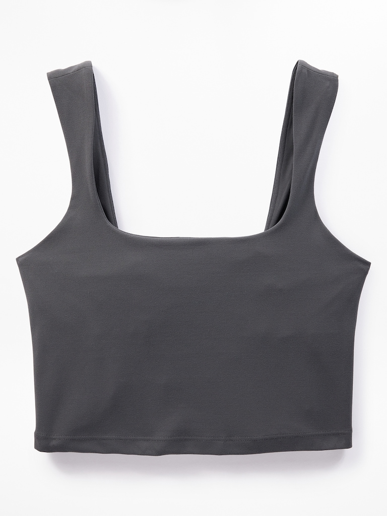 Transcend Square Neck Crop Sports Bra A-C
