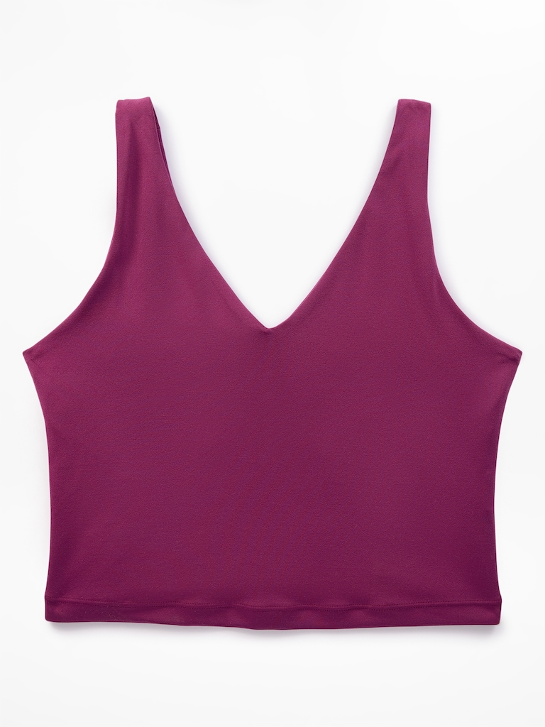 Transcend V-Neck Crop Sports Bra A-C