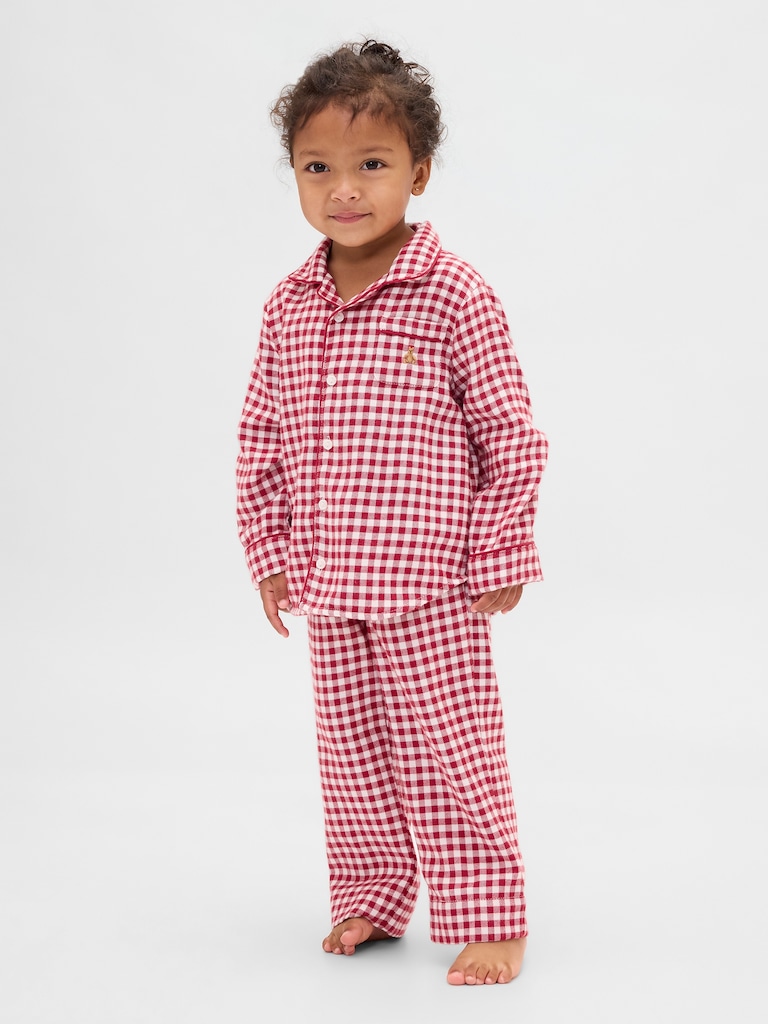 Baby & Toddler Recycled Flannel PJ Set