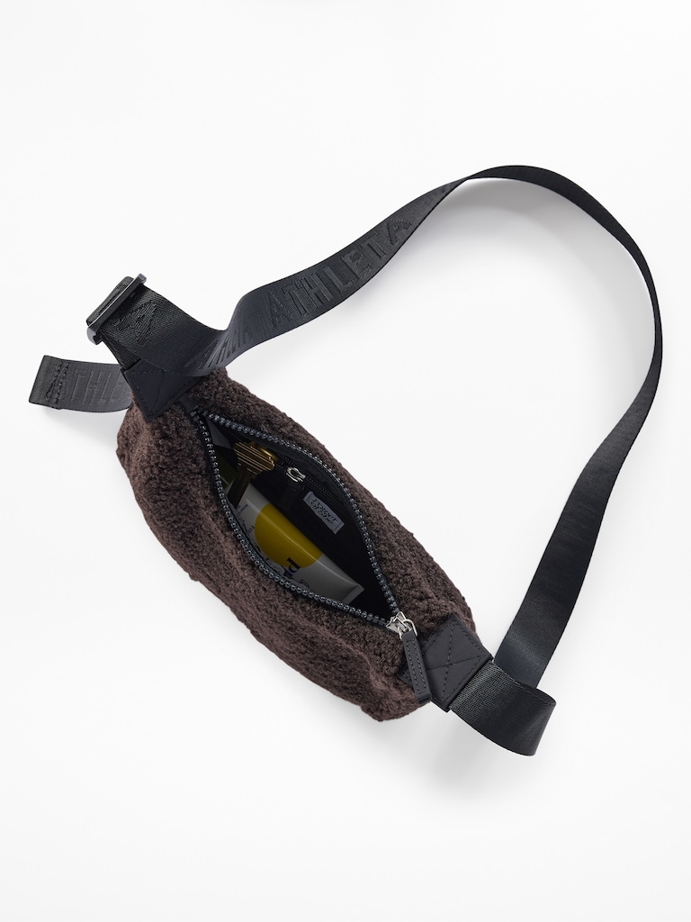 All About Sherpa Mini Crescent Bag
