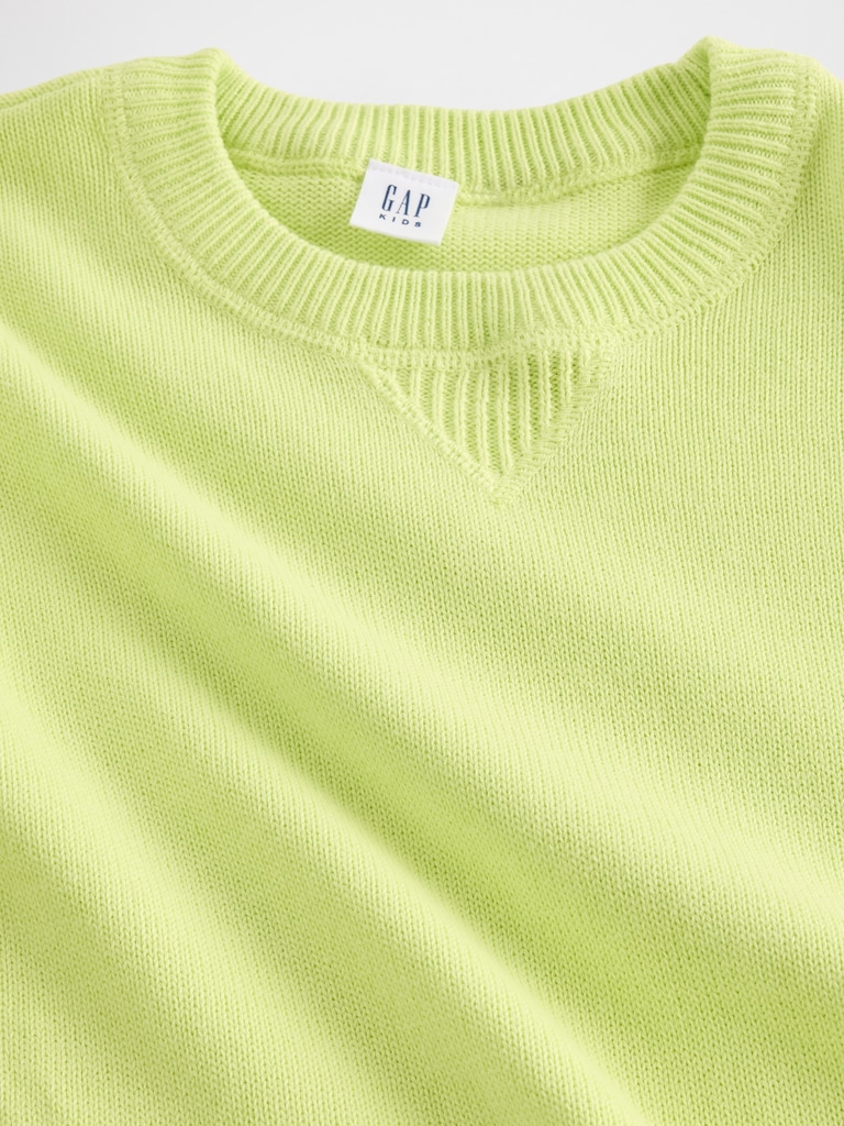 Kids Relaxed Crewneck Sweater