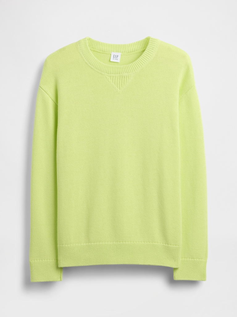 Kids Relaxed Crewneck Sweater