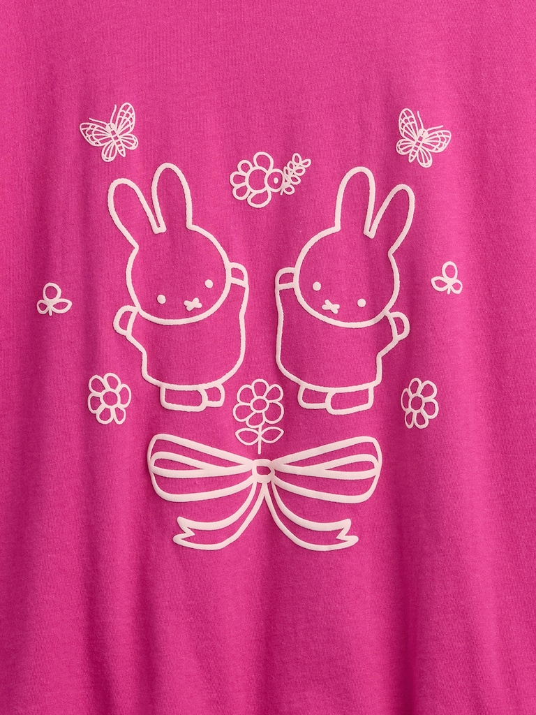 Kids Miffy Oversized Graphic T-Shirt