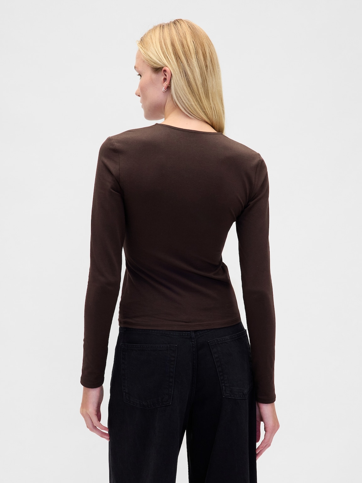 CloseKnit Jersey V-Neck T-Shirt