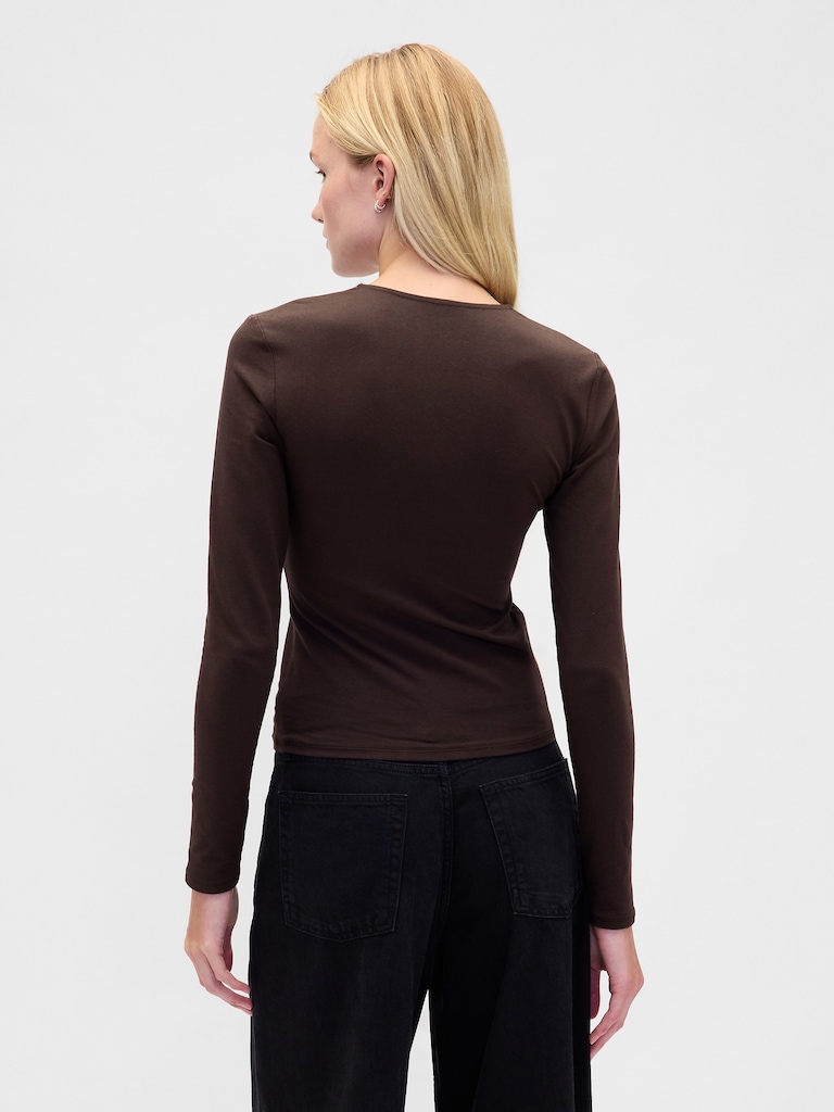 CloseKnit Jersey V-Neck T-Shirt