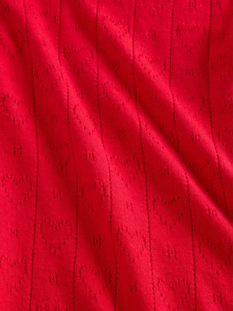 Lightweight CashSoft Pointelle Heart PJ Pants