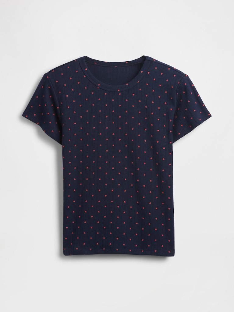 Pointelle PJ T-Shirt