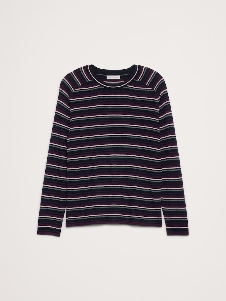 Slim Merino Ribbed Sweater