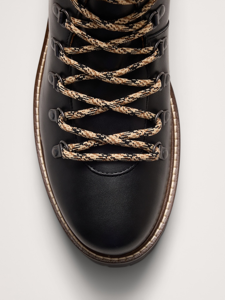 Burnished Leather Alpine Boot