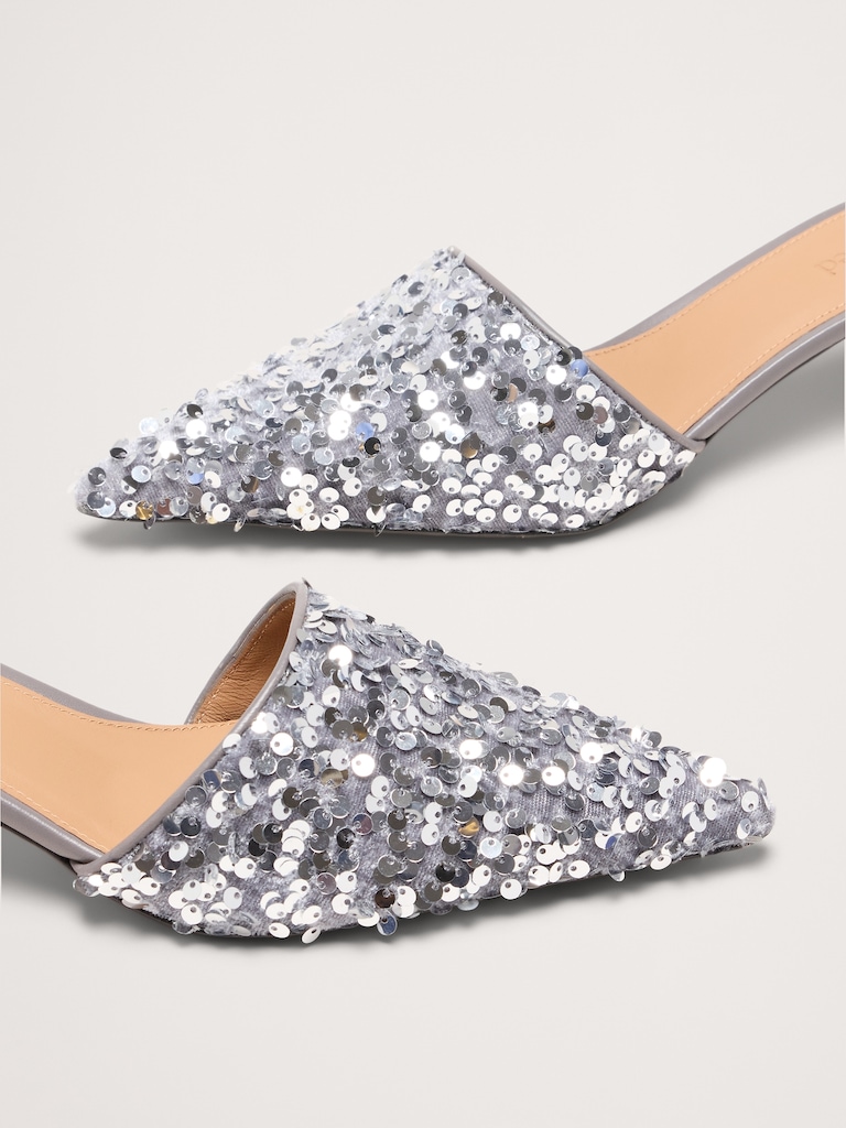 Noomi Sequin Heel by Flattered