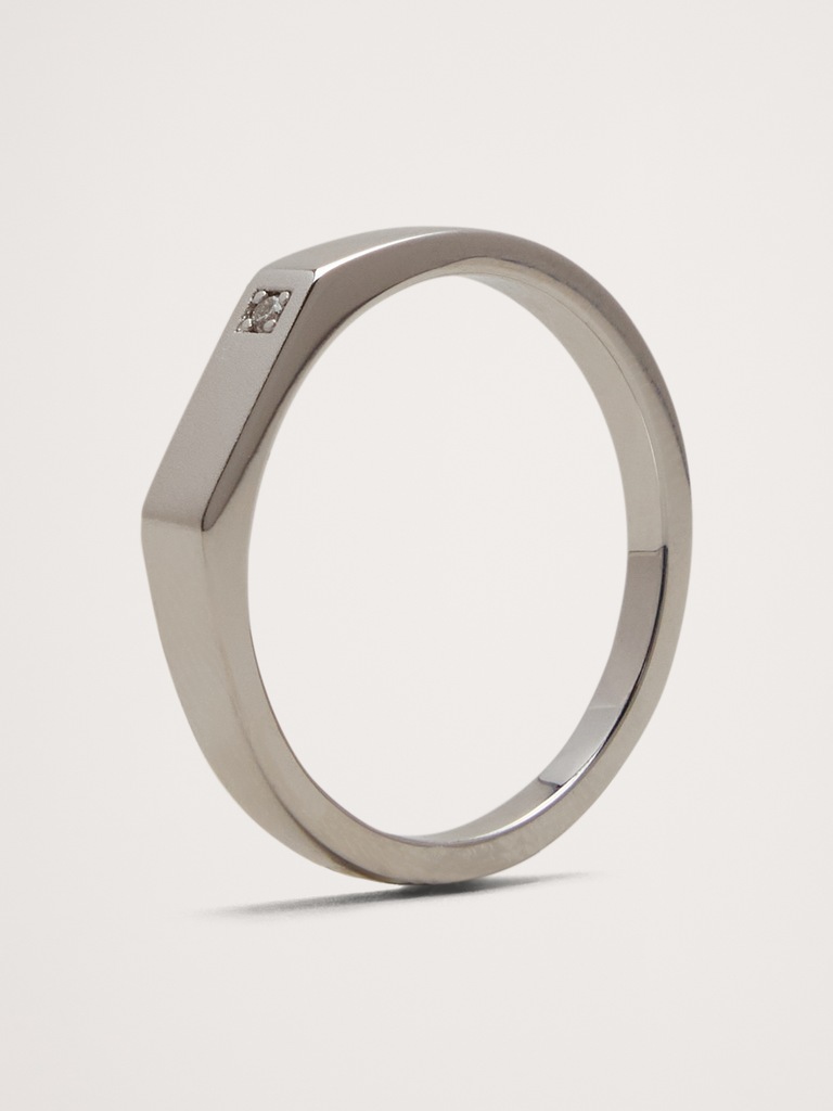 Thin Geo Ring by Miansai