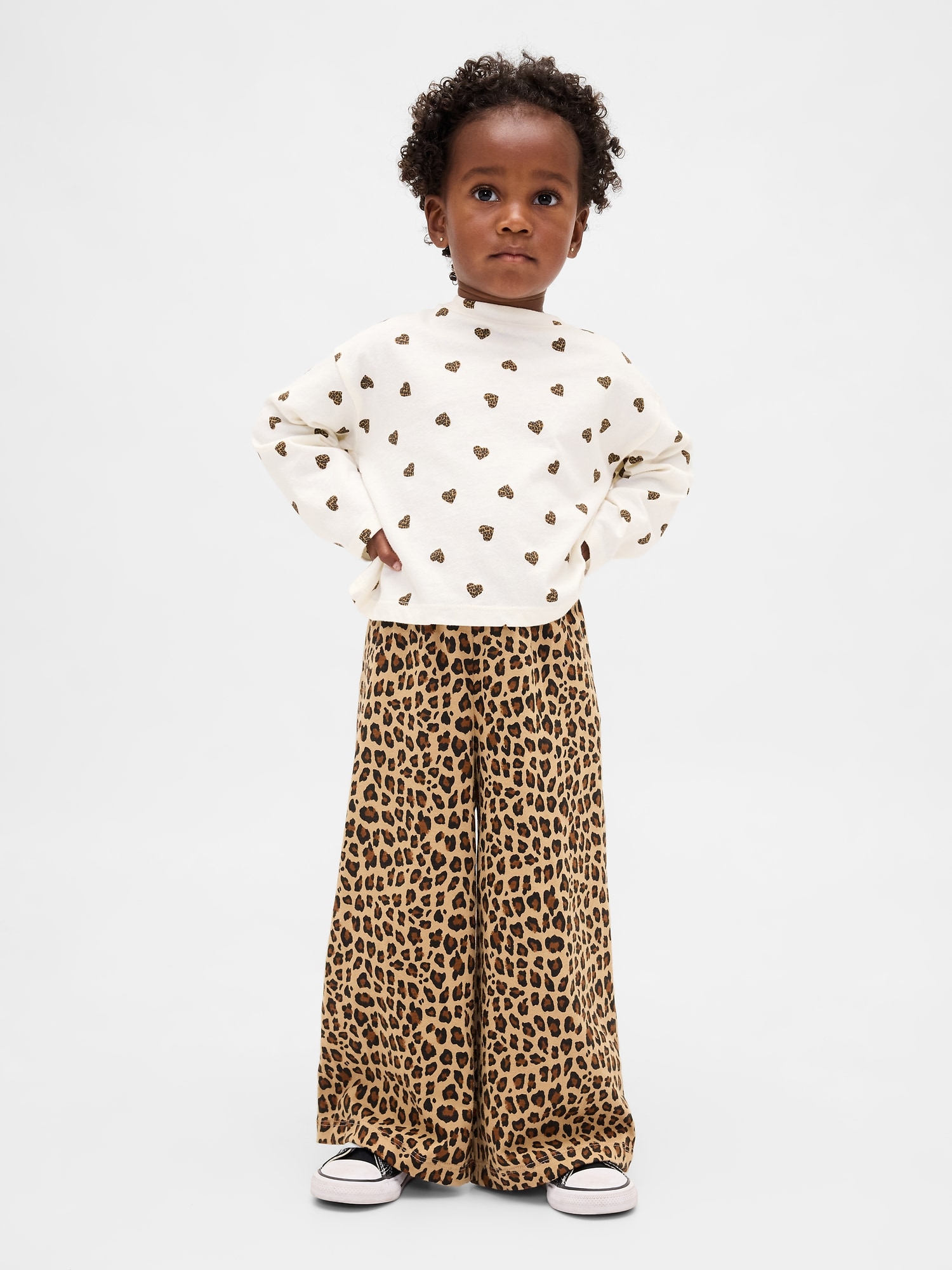 Baby Girls Pants Outfits Set Heart Printed Long-Sleeve Pullover And Pants Set Fashion Sweatshirts Jogger Sweatpants For Toddler Girls Green 6 7 Years