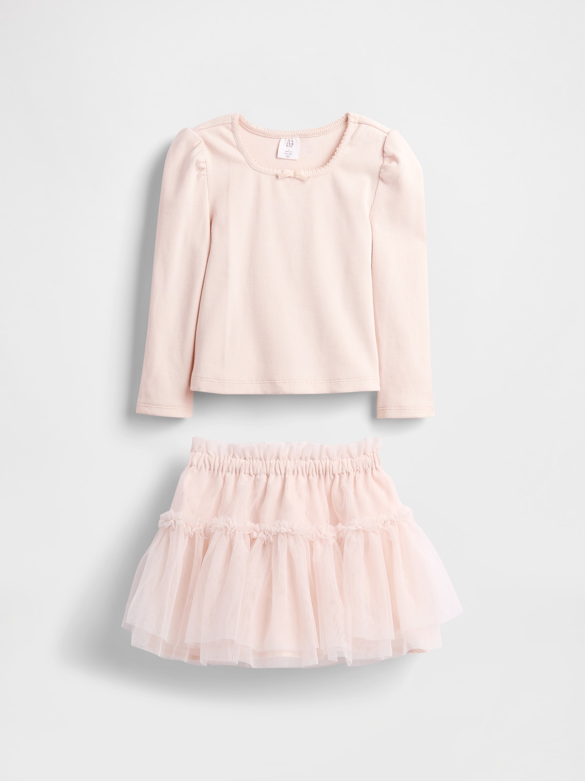 Baby & Toddler Rib & Tulle Outfit Set