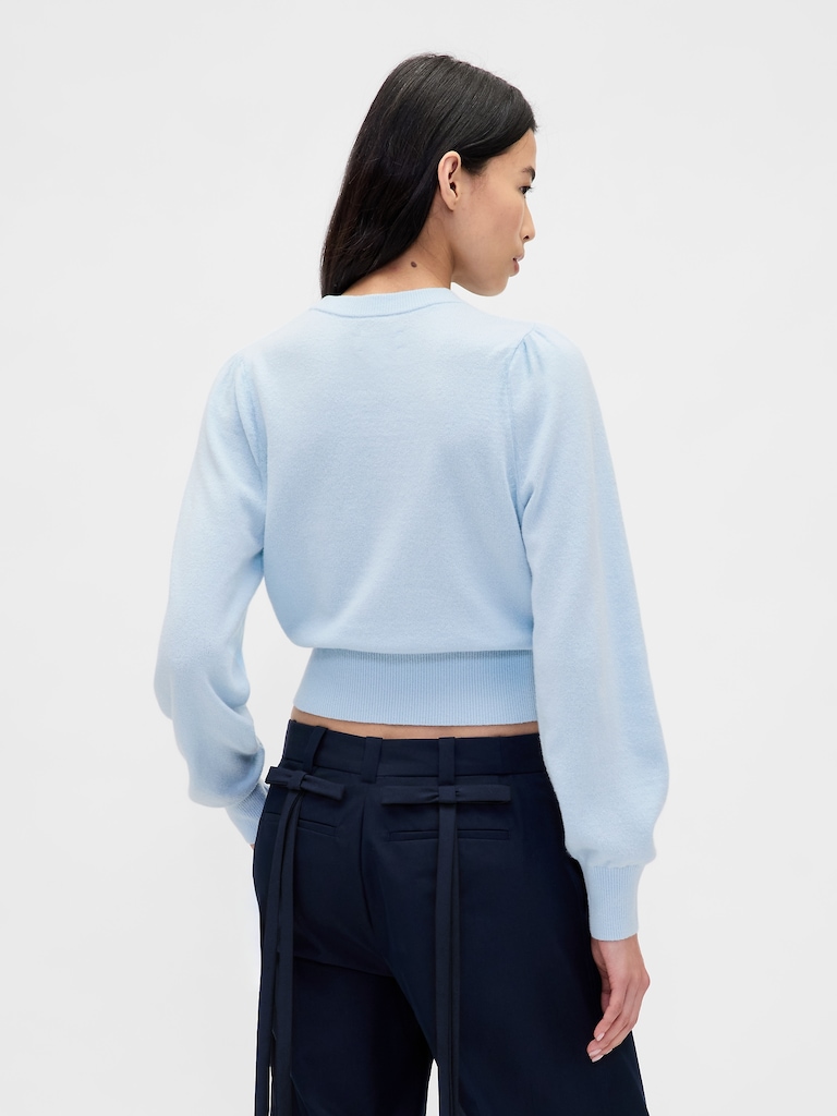 Gap × Sandy Liang CashSoft Crop Sweater