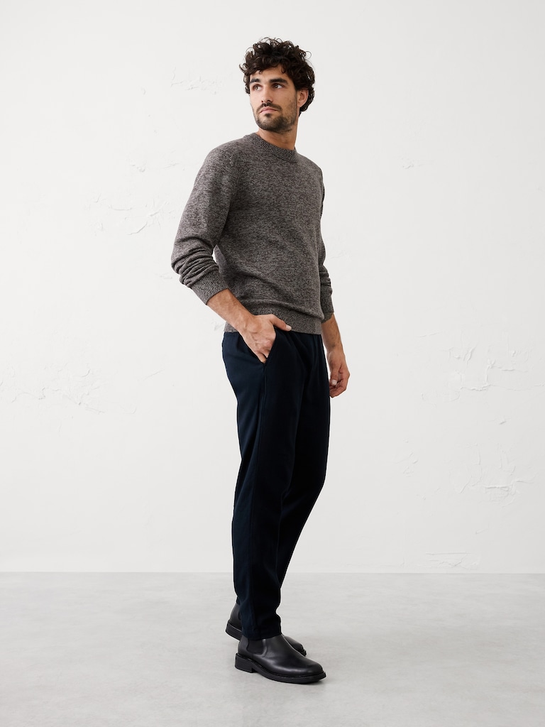 Athletic-Fit Linen-Blend Pant