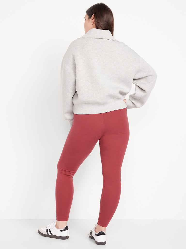 High-Waisted Jersey Fashion Layering Leggings
