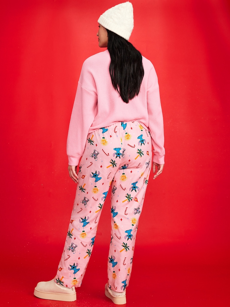 Old Navy x Disney Mid-Rise Printed Flannel Pajama Pants for Women
