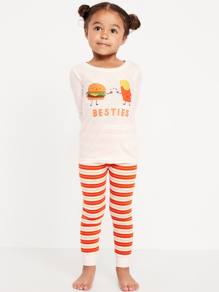 Snug-Fit Graphic Pajama 4-Piece for Toddler & Baby