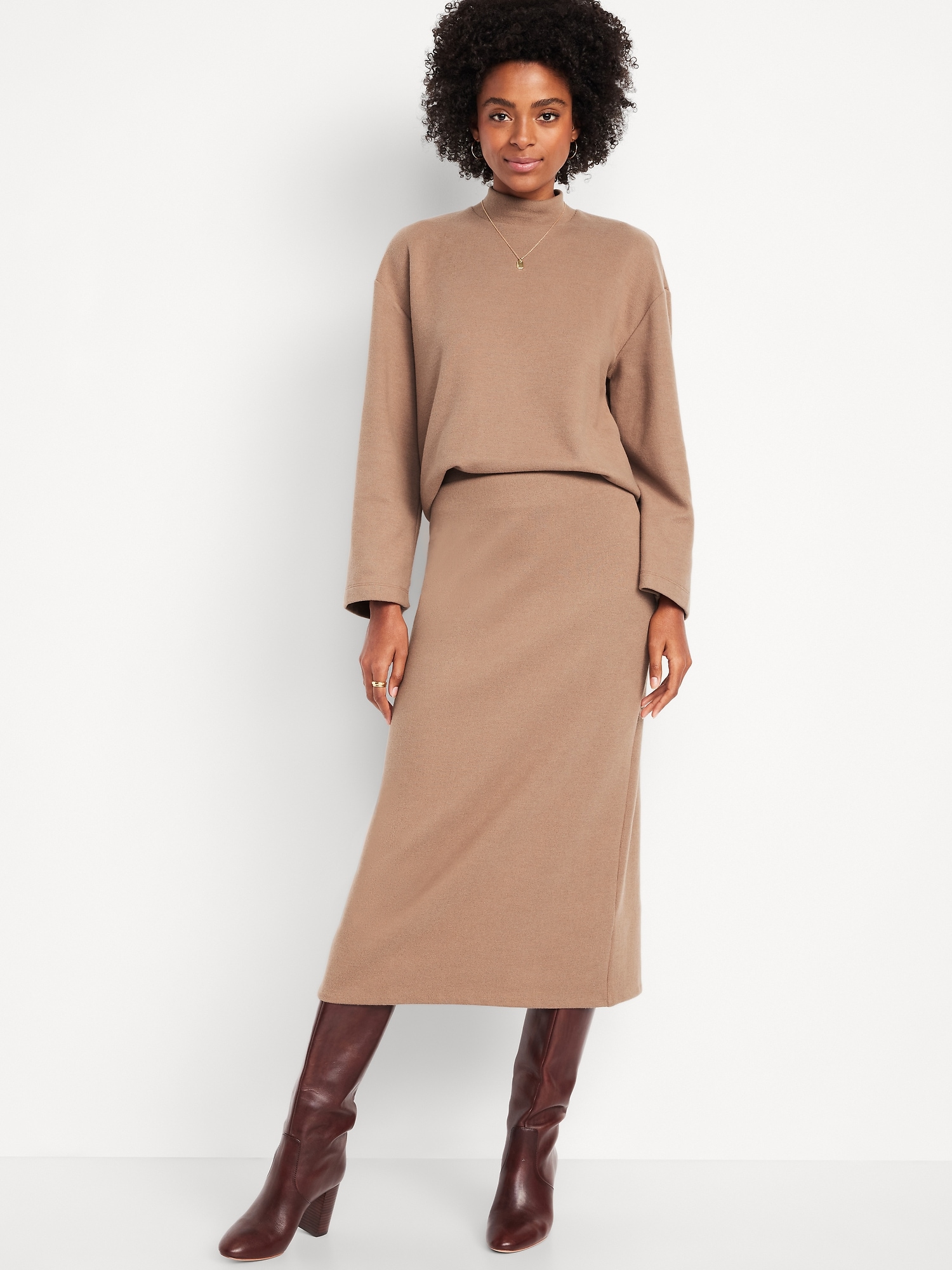 Cozy Knit Midi Skirt | Old Navy