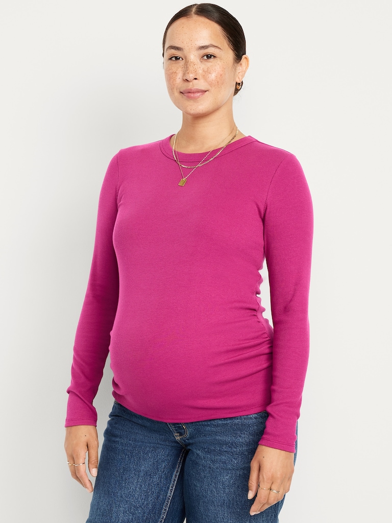Maternity Snug Crew-Neck T-Shirt