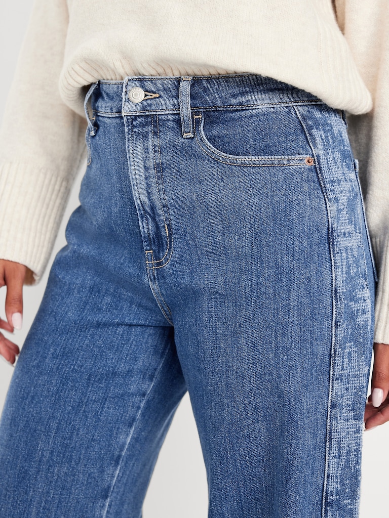 Extra High-Waisted Super Wide-Leg Jeans