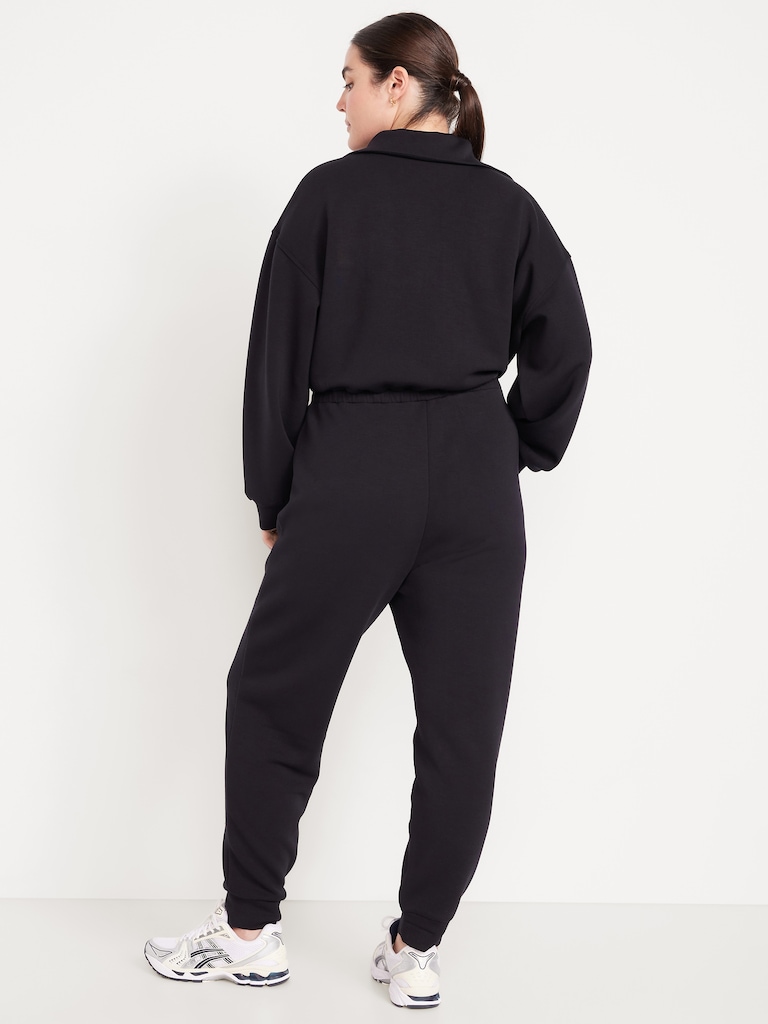 Bounce Fleece Zip Jumpsuit