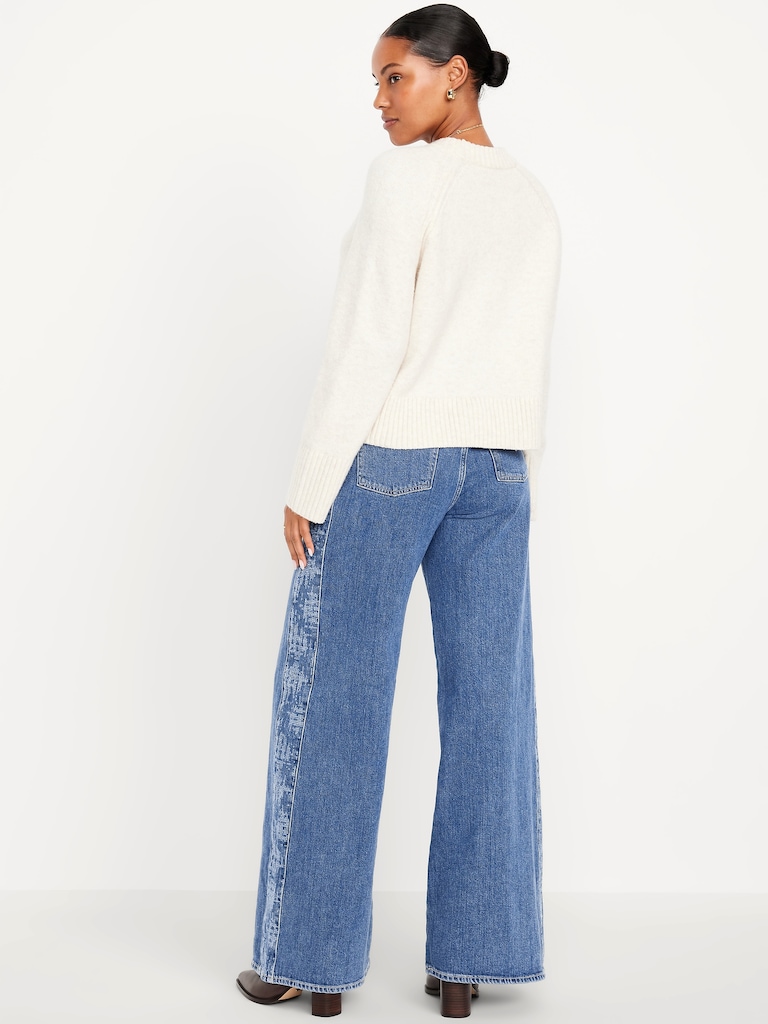 Extra High-Waisted Super Wide-Leg Jeans