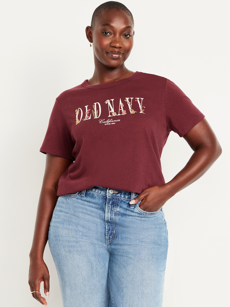 Crew-Neck Logo-Graphic T-Shirt