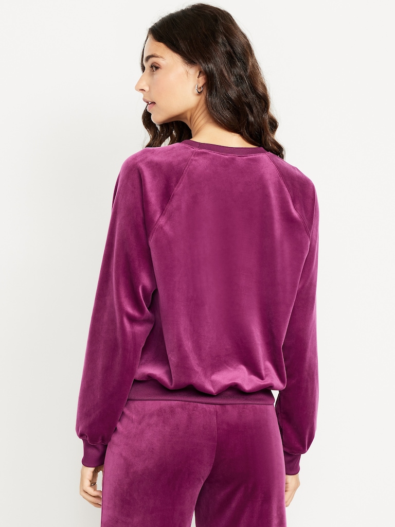 Velour Lounge Top