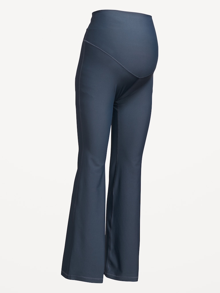 Maternity Full-Panel PowerSoft Flare Leggings