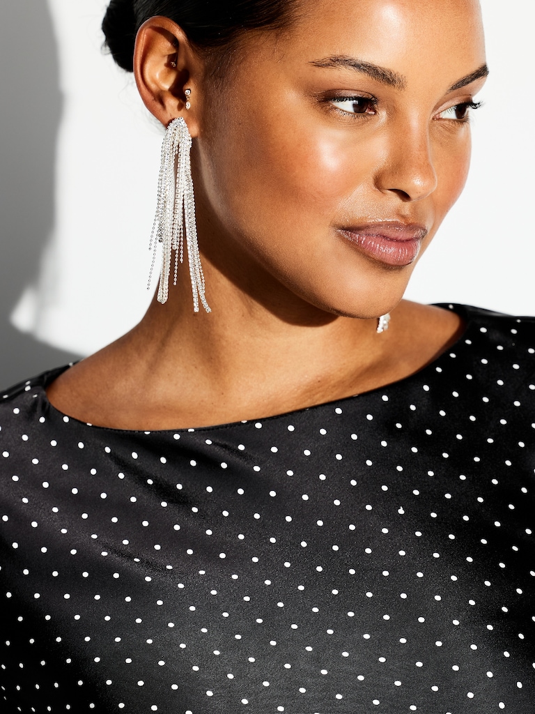 The Occasion by Old Navy Satin Flare-Sleeve Mini Dress