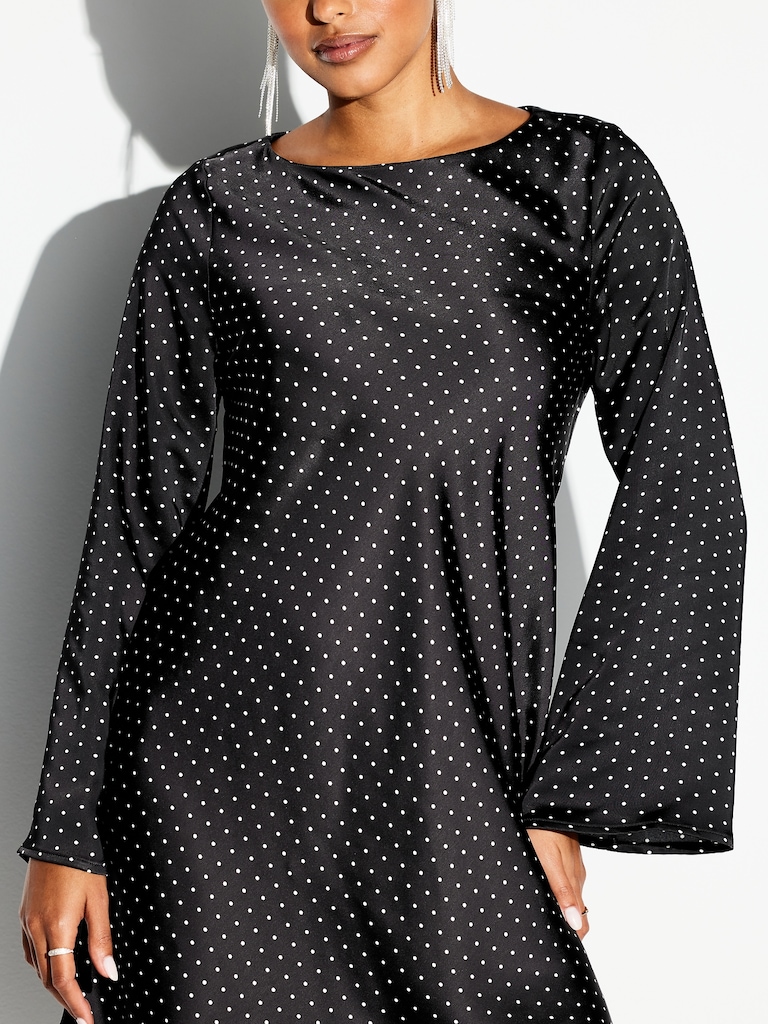 The Occasion by Old Navy Satin Flare-Sleeve Mini Dress