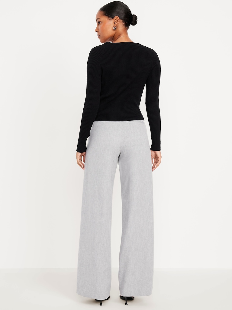 High-Waisted Pixie Super Wide-Leg Pants