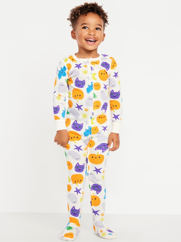 Snug-Fit 2-Way-Zip Pajama One-Piece for Toddler & Baby