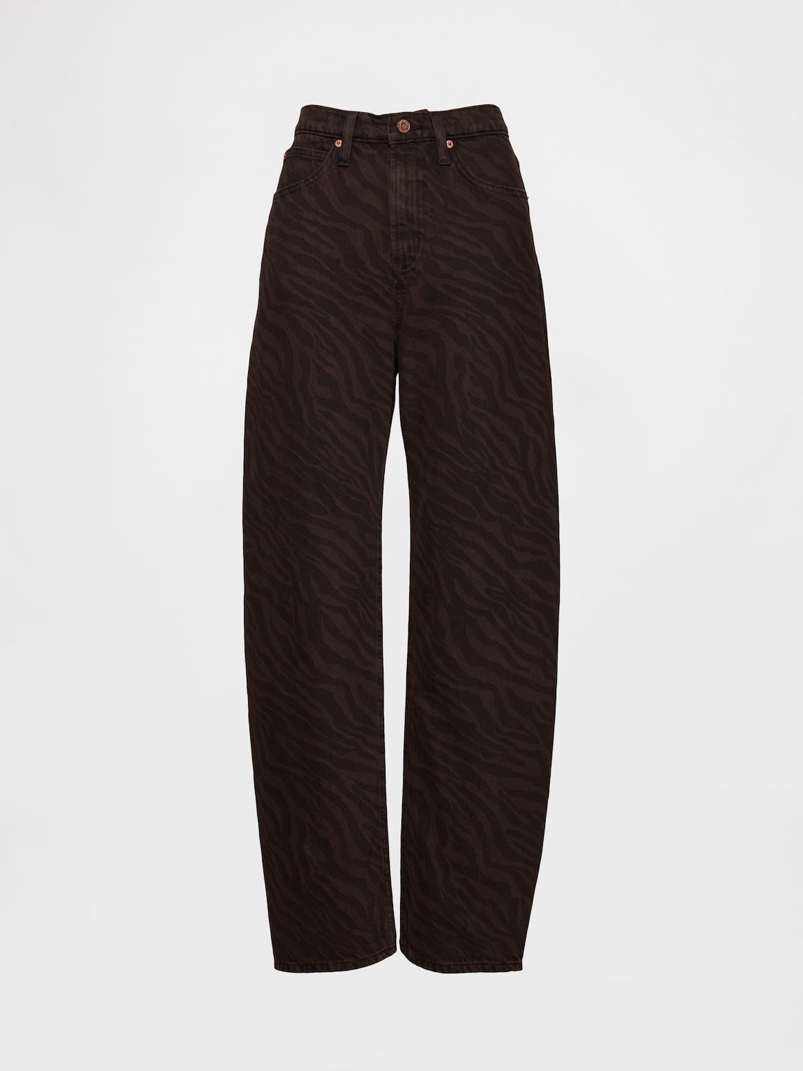 High Rise Barrel Jeans