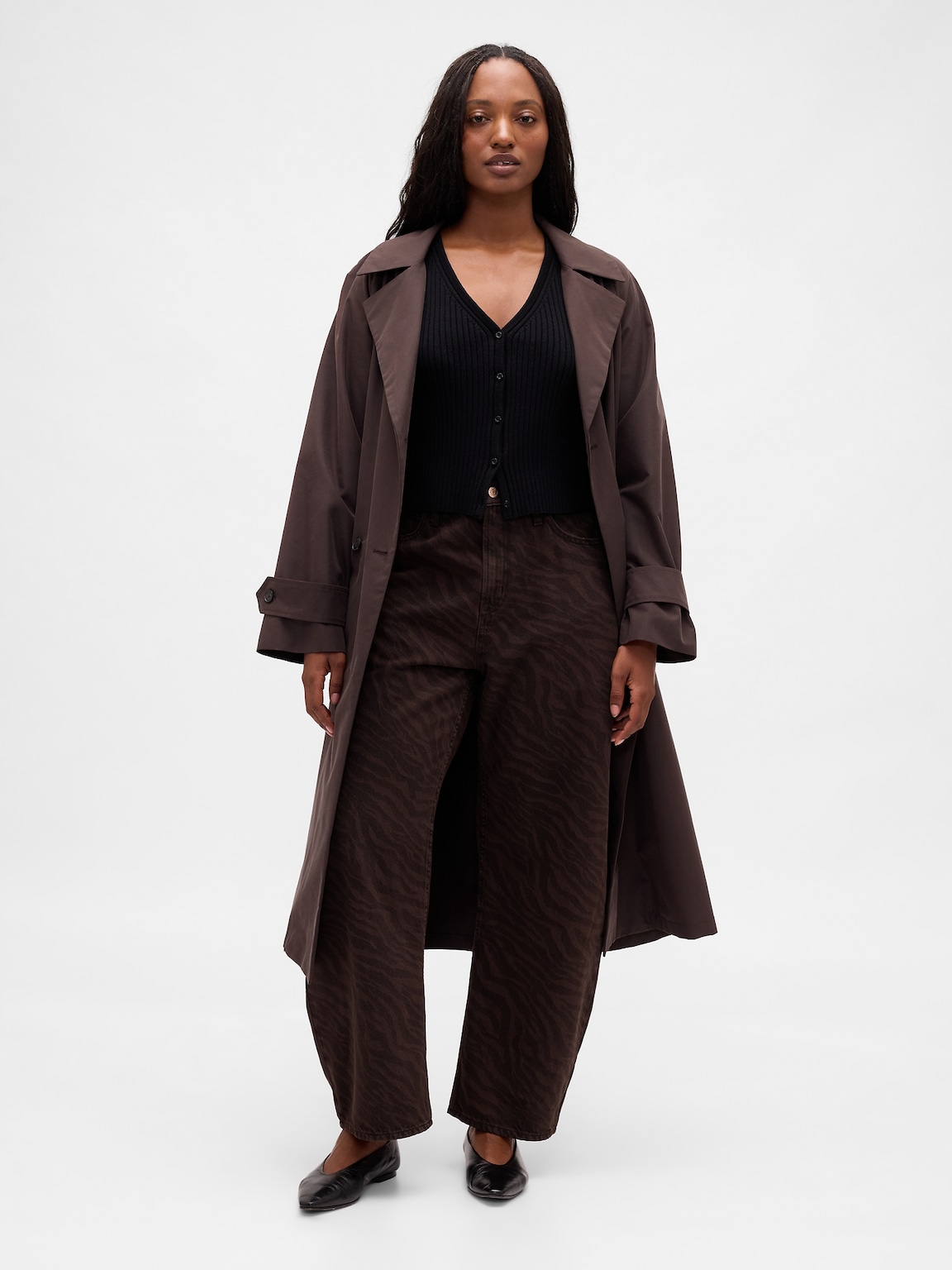 High Rise Barrel Jeans