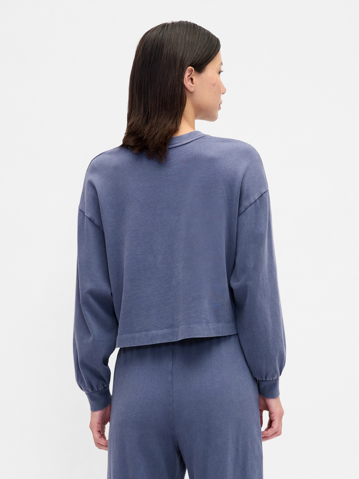 Organic Cotton VintageSoft Crop Sweatshirt